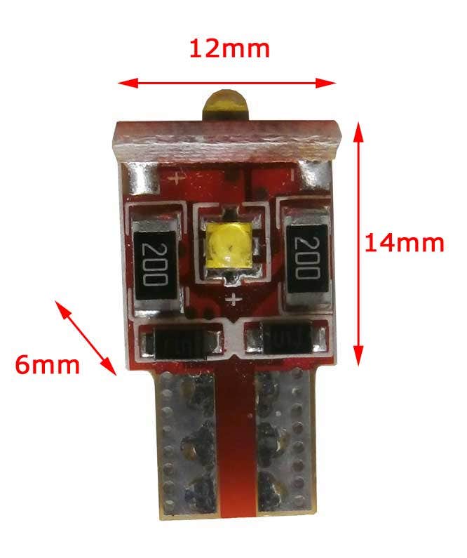 X-Line 3 Canbus CREE LED W5W-T10 wit set - Afbeelding 3