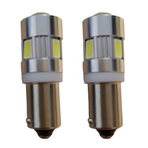 X-Line 6 HighPower BA9S Canbus 2.0 LED Wit set