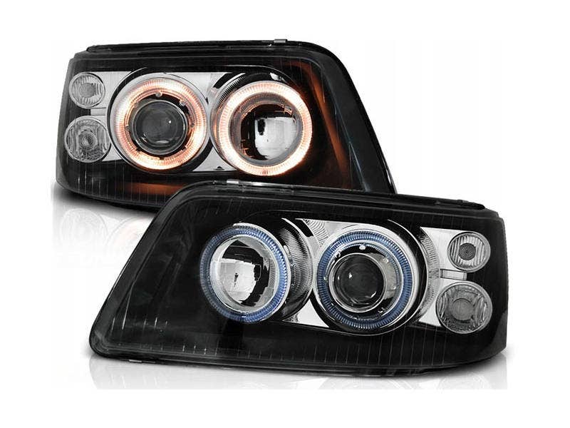 Angel Eyes koplamp Black geschikt voor VW T5