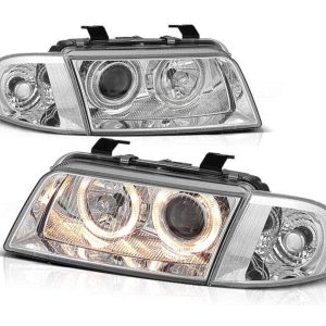 Angel Eyes koplamp units Chrome geschikt voor Audi A4