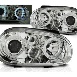 Angel Eyes koplampen Chrome edition geschikt voor VW Golf 4