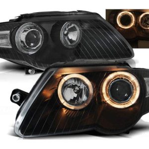 Angel Eyes koplamp units Black geschikt voor VW Passat B6
