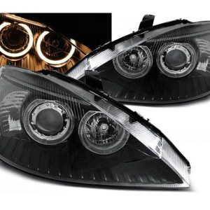 Angel Eyes koplampen Black geschikt voor Ford Focus