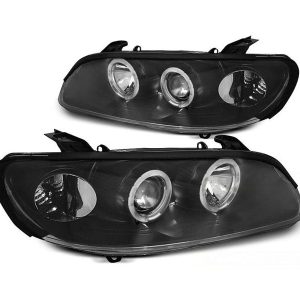 Angel Eyes koplampen Black geschikt voor Opel Omega B