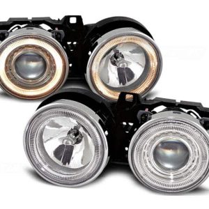 Angel Eyes koplampen Chrome geschikt voor BMW E30