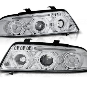 Angel Eyes koplampen Chrome geschikt voor Audi A4
