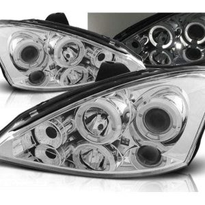 Angel Eyes koplampen Chrome geschikt voor Ford Focus