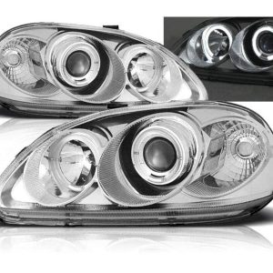 Angel Eyes koplampen Chrome geschikt voor Honda Civic