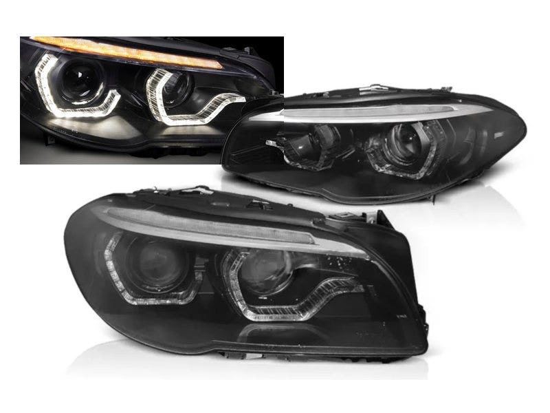 Angel Eyes Xenon koplampen Black geschikt voor BMW F10/F11