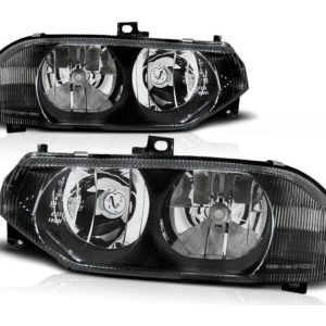 Black koplamp units geschikt voor Alfa Romeo 156