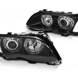 LED Angel Eyes koplamp Black geschikt voor BMW E46