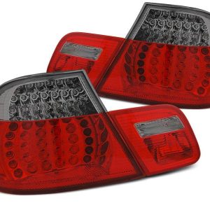 BMW E46 Coupe LED achterlicht units, dynamisch knipperlicht Red Smoke