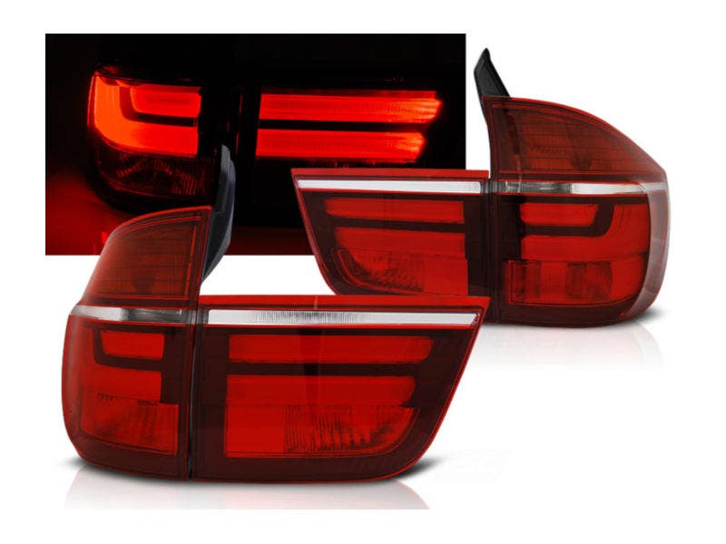 LED achterlicht units Red White geschikt voor BMW X5 E70