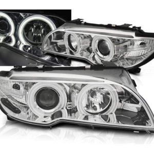 CCFL Angel Eyes koplampen Chrome geschikt voor BMW E46