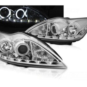 CCFL Angel Eyes koplampen Chrome geschikt voor Ford Focus 2