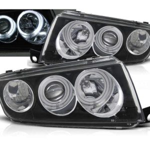 CCFL Angel Eyes koplampen Black geschikt voor Skoda Fabia 1
