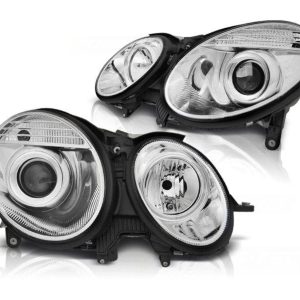 Chrome koplampen geschikt voor Mercedes W211 E-klasse
