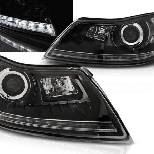 Daylight Black LED dagrijverlichting koplamp units geschikt voor Skoda Octavia