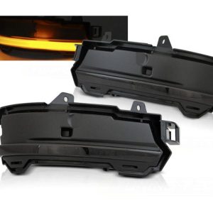 Dynamisch knipperlicht spiegel Smoke geschiktvoor Land Rover Evoque Velar Discovery