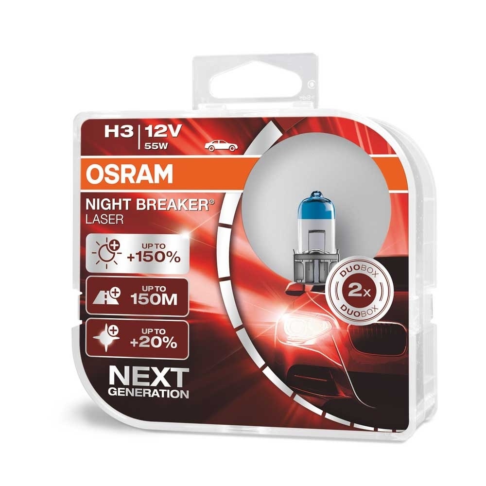 H3 Osram Night Breaker Laser 64151NL-HCB