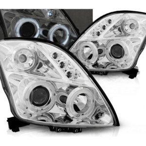 Koplamp Angel Eyes Chrome geschikt voor Suzuki Swift