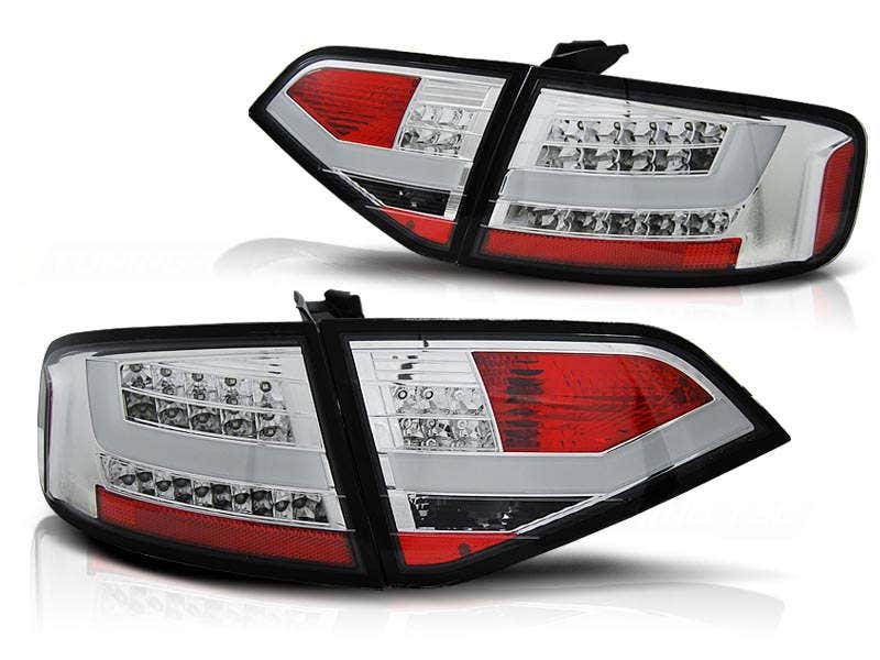 LED achterlicht units Chrome geschikt voor Audi A4 B8 - Afbeelding 2