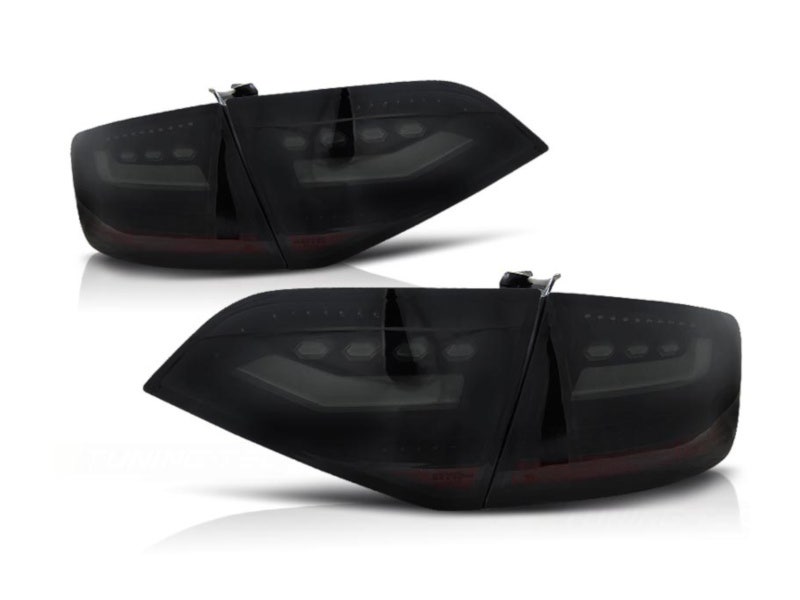 LED achterlicht units Smoke Black geschikt voor Audi A4 B8 - Afbeelding 2