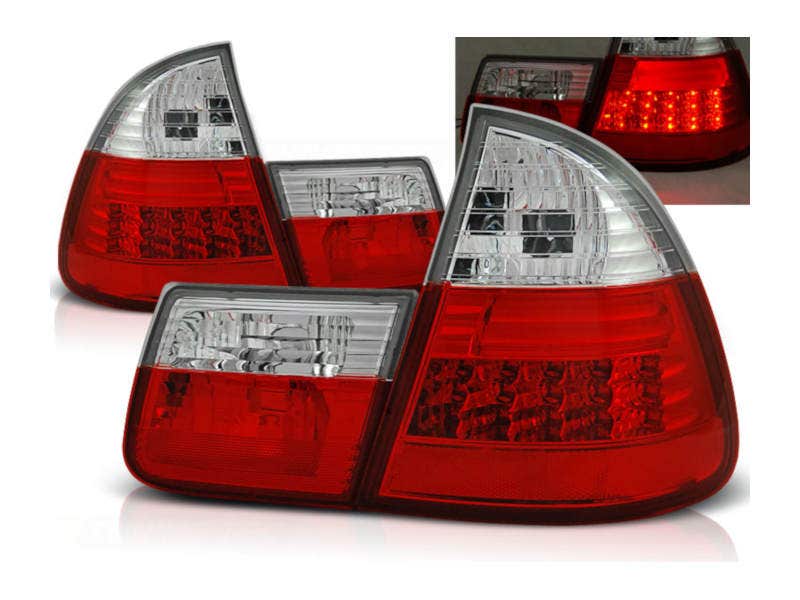 LED achterlicht units Red White geschikt voor BMW E46 Touring