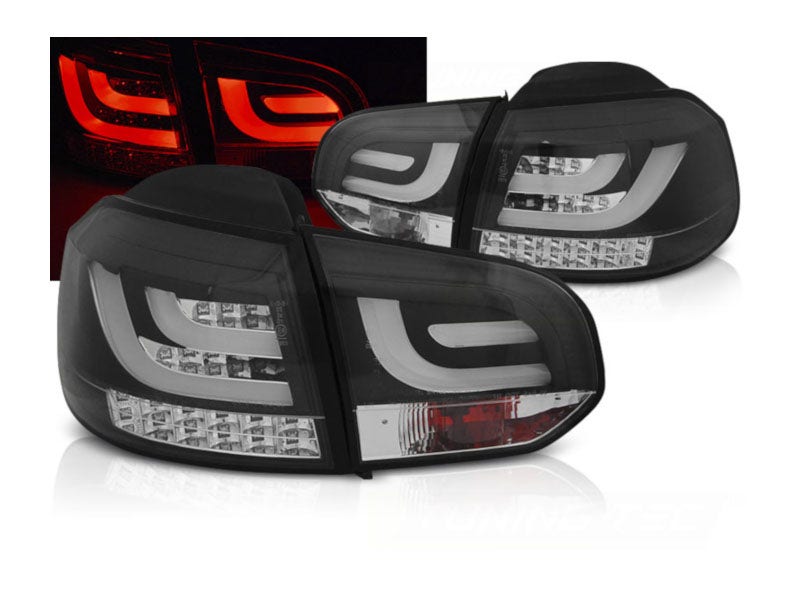 LED achterlichten Black geschikt voor VW Golf 6