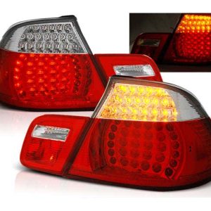 LED achterlicht units Red White geschikt voor BMW E46 Cabrio