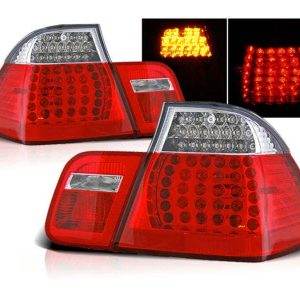 LED achterlicht units Red White geschikt voor BMW E46 Sedan