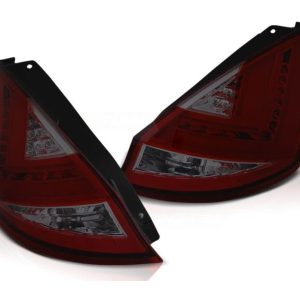 LED bar achterlicht units Red Smoke geschikt voor Ford Fiesta