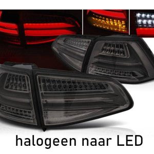 LED bar achterlicht units Smoke geschikt voor VW Golf 7