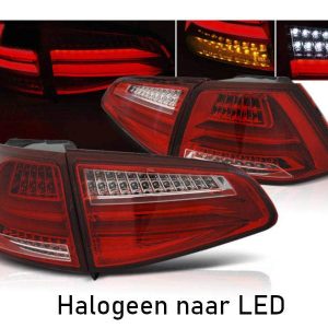 LED bar achterlichten Red White geschikt voor VW Golf 7