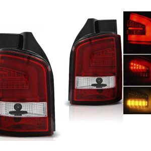 LED bar achterlichten Red White geschikt voor VW T5 Transporter