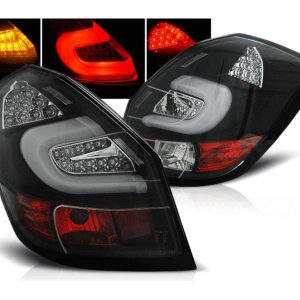 LED bar achterlichten Black geschikt voor Skoda Fabia II