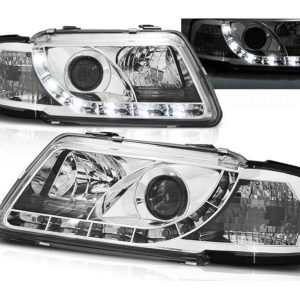 Koplampen LED DRL Chrome geschikt voor Audi A3 8L