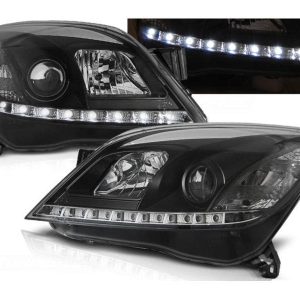 LED DRL koplampen Daylight Black geschikt voor Opel Astra H