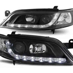 LED DRL koplampen Daylight Black geschikt voor Opel Vectra B