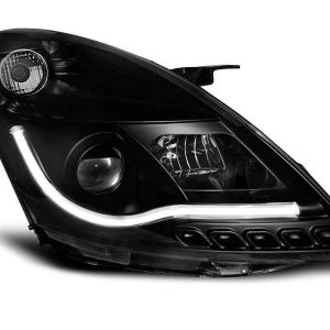 Suzuki Swift V 2010 tot 10-13 LEDtube koplamp unit Black