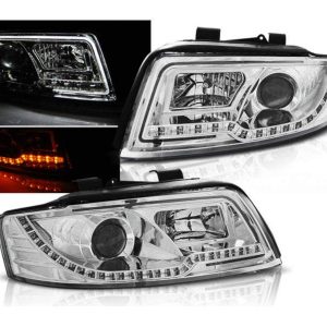 LED Tube koplampen Chrome geschikt voor Audi A4