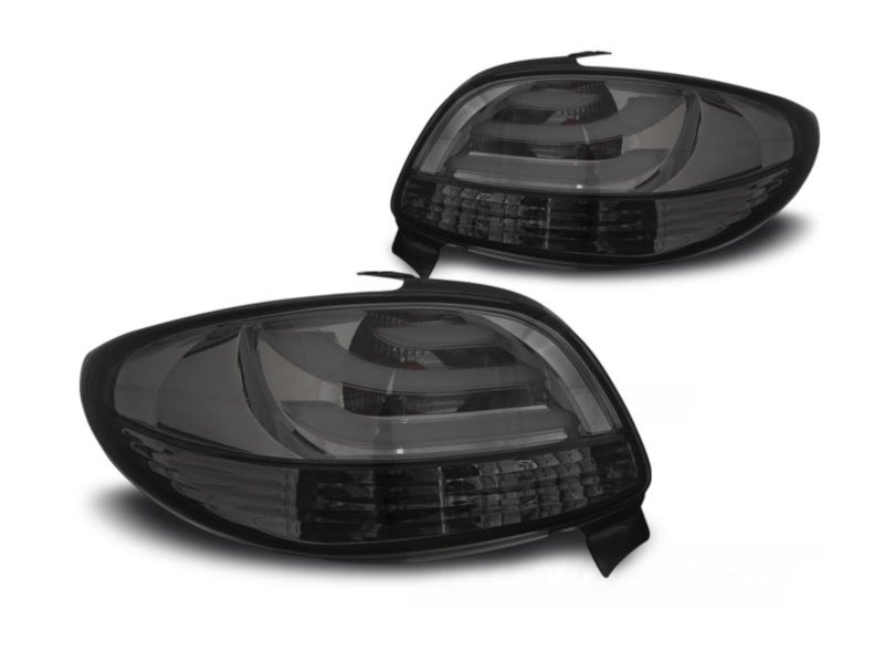 LED bar achterlicht units Smoke geschikt voor Peugeot 206