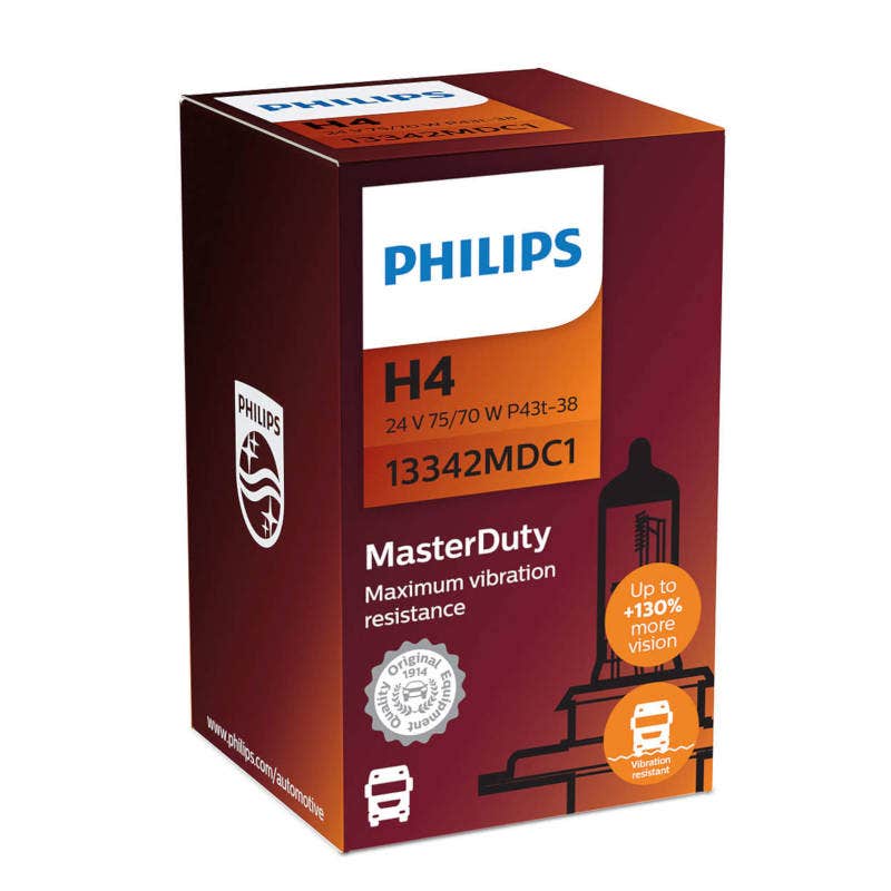 Philips MasterDuty H4 24v Blister 13342MDC1