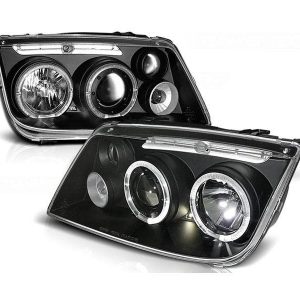 Angel Eyes koplamp units Black geschikt voor VW Bora