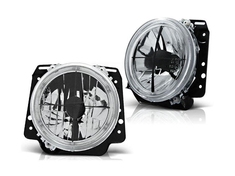 Koplamp units Angel Eyes Chrome geschikt voor VW Golf 2