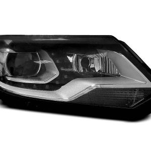 Black LED tube koplamp geschikt voor VW Tiguan