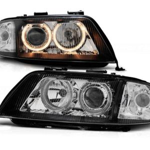 Xenon koplamp Angel Eyes Black geschikt voor Audi A6