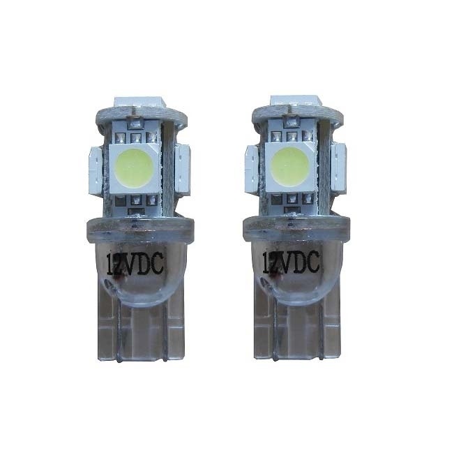X-Line W5W-T10 5SMD LED Xenon Look 10.000K - blauw