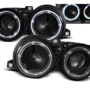CCFL Angel Eyes koplampen Black geschikt voor BMW E30