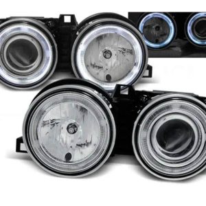 CCFL Angel Eyes koplampen Chrome geschikt voor BMW E30